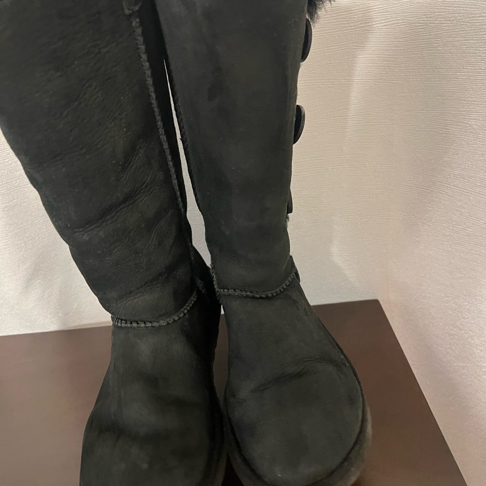 Ugg Black Buttoned Winter Boots - image 5